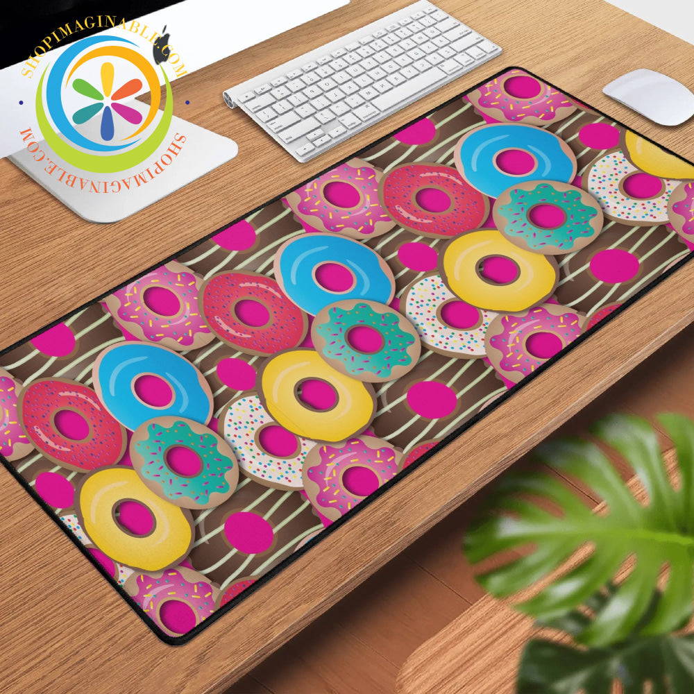 Large Morning Donuts Gaming Mouse Pad