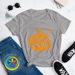 Lets Get Smashed Pumpkin Ladies T-Shirt T-Shirt