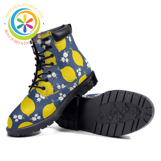 Life’s Lemons - Leather Martin Boots