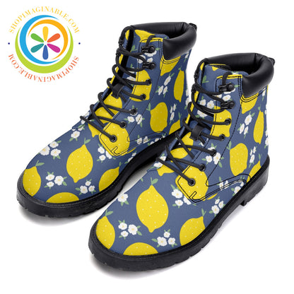 Life’s Lemons - Leather Martin Boots
