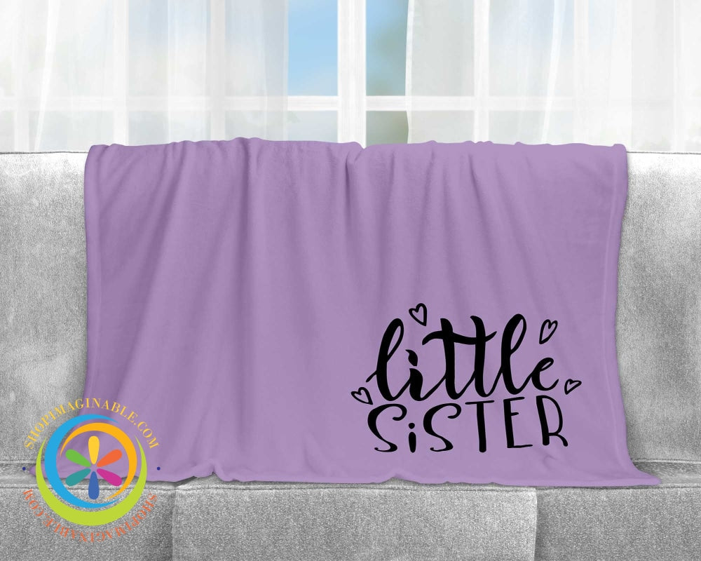 Little Sister Matching Throw Blanket-ShopImaginable.com
