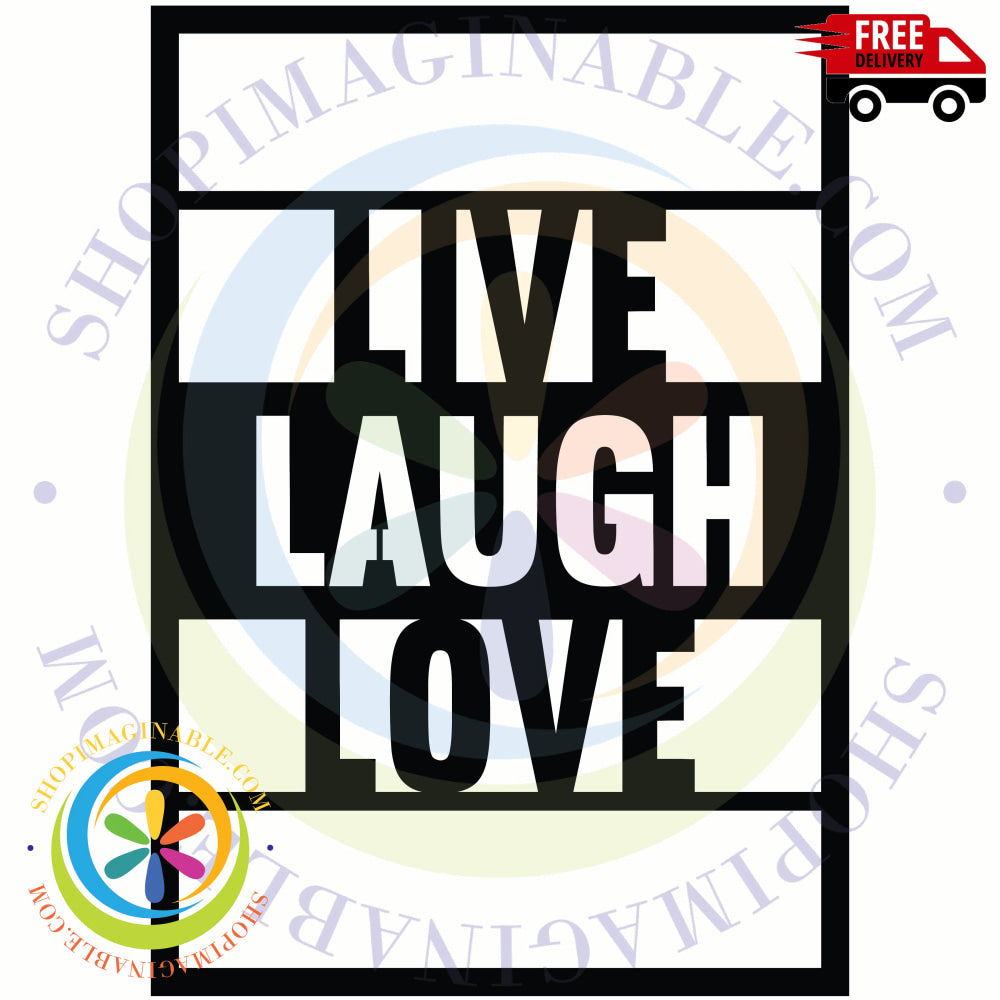 Live Love Laugh Metal Wall Decor Art