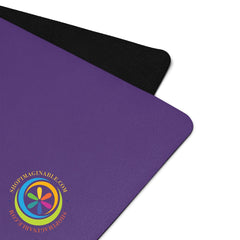 Lotus Flower And Name Yoga Mat - Choose Your Colors