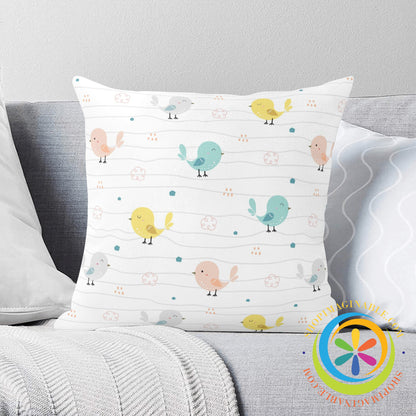 Love Birds Pillow Cover