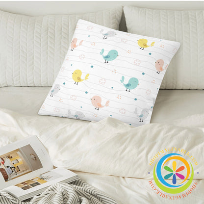 Love Birds Pillow Cover