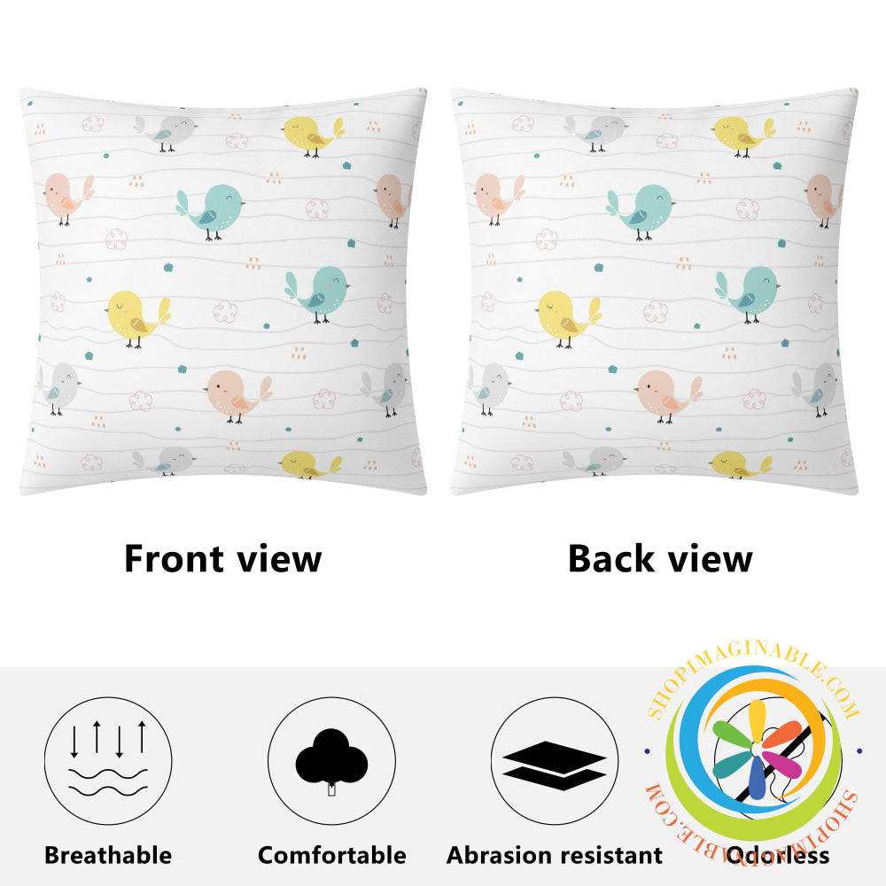 Love Birds Pillow Cover