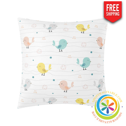 Love Birds Pillow Cover