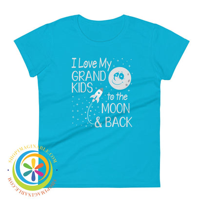 Love My Grand Kids To The Moon & Back Ladies T-Shirt T-Shirt
