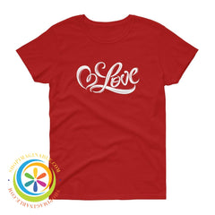 LOVE Script Women's short sleeve t-shirt-ShopImaginable.com