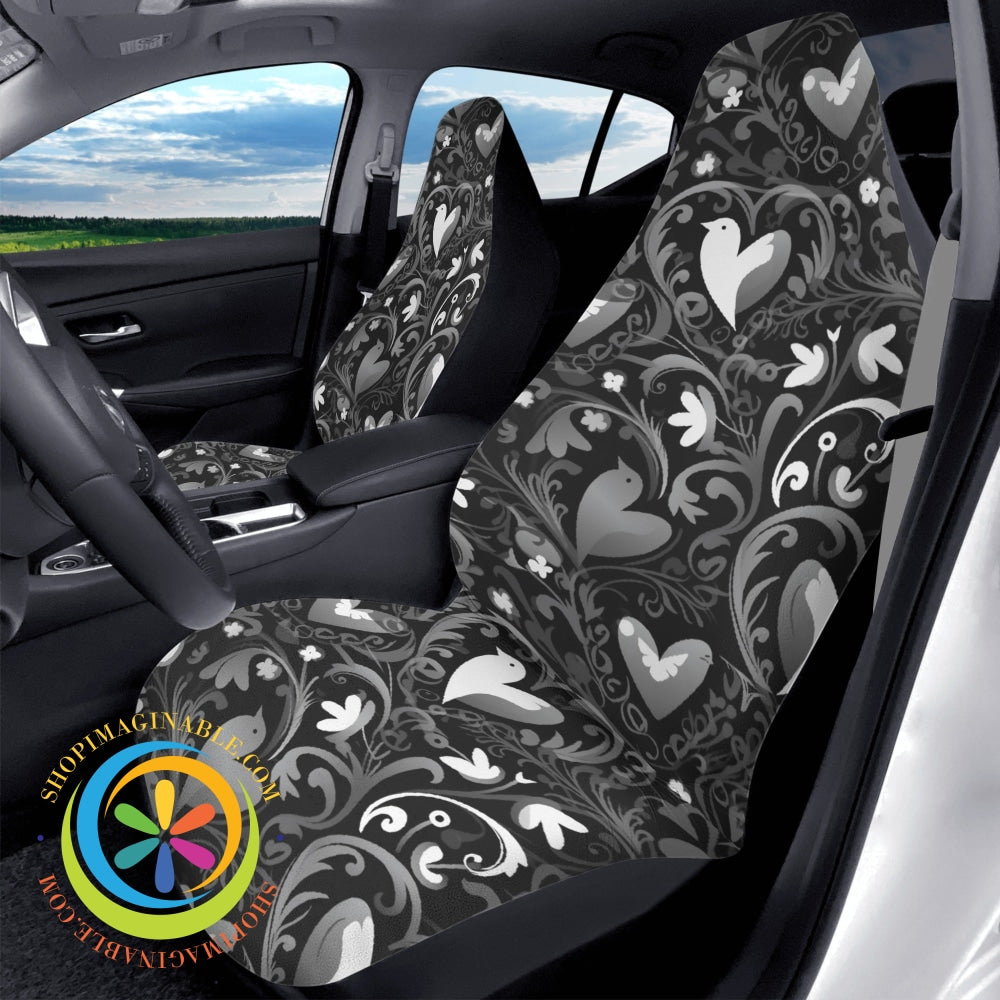 Loves Black Cloth Car Seat Covers