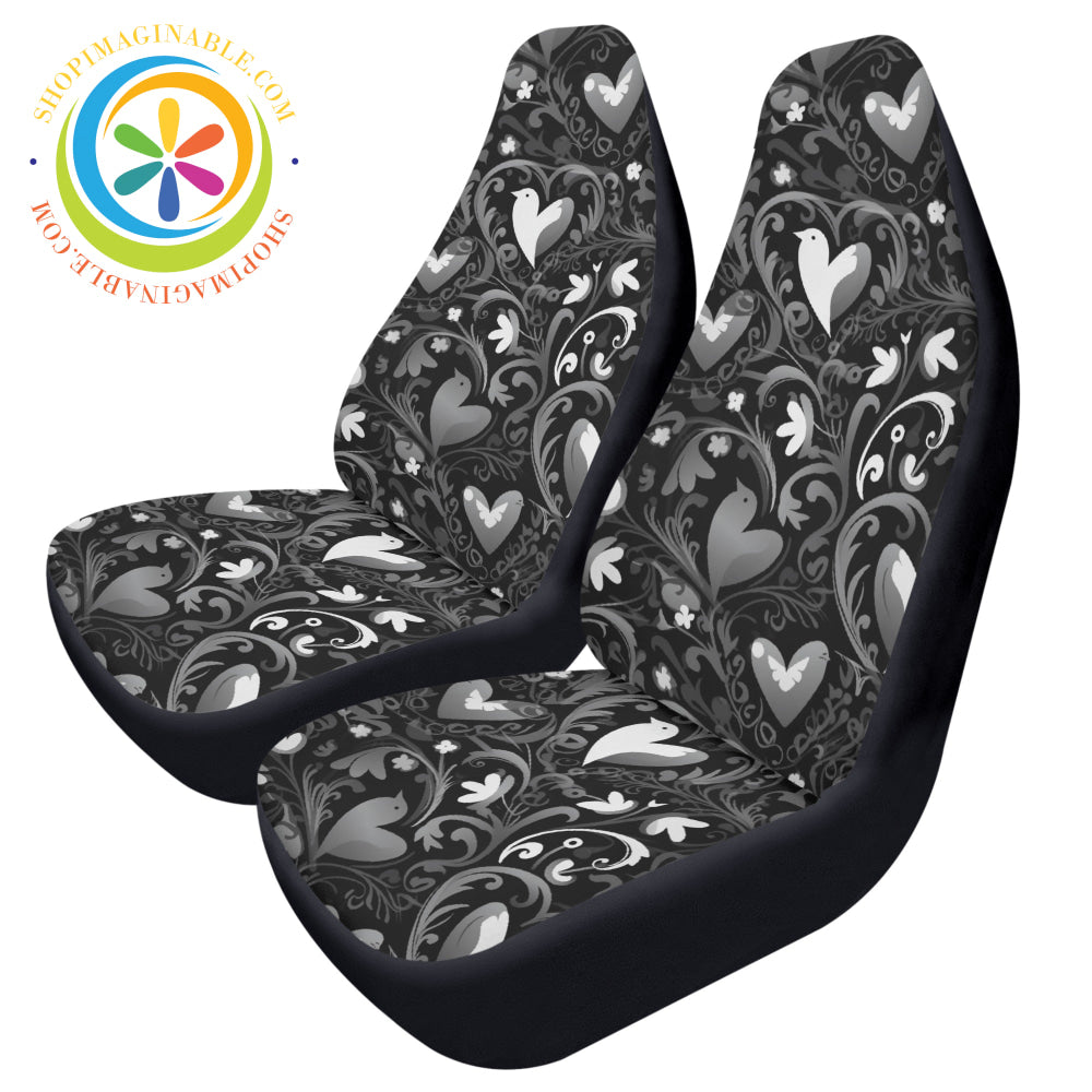 Loves Black Cloth Car Seat Covers