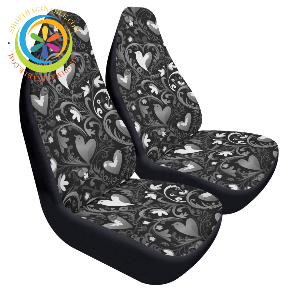 Loves Black Cloth Car Seat Covers