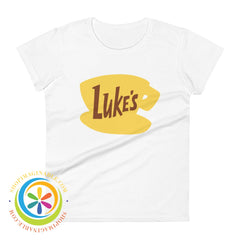 Lukes Diner Signature Ladies T-Shirt White / S T-Shirt