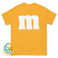 M & Ms Unisex Classic T-Shirt Gold / S