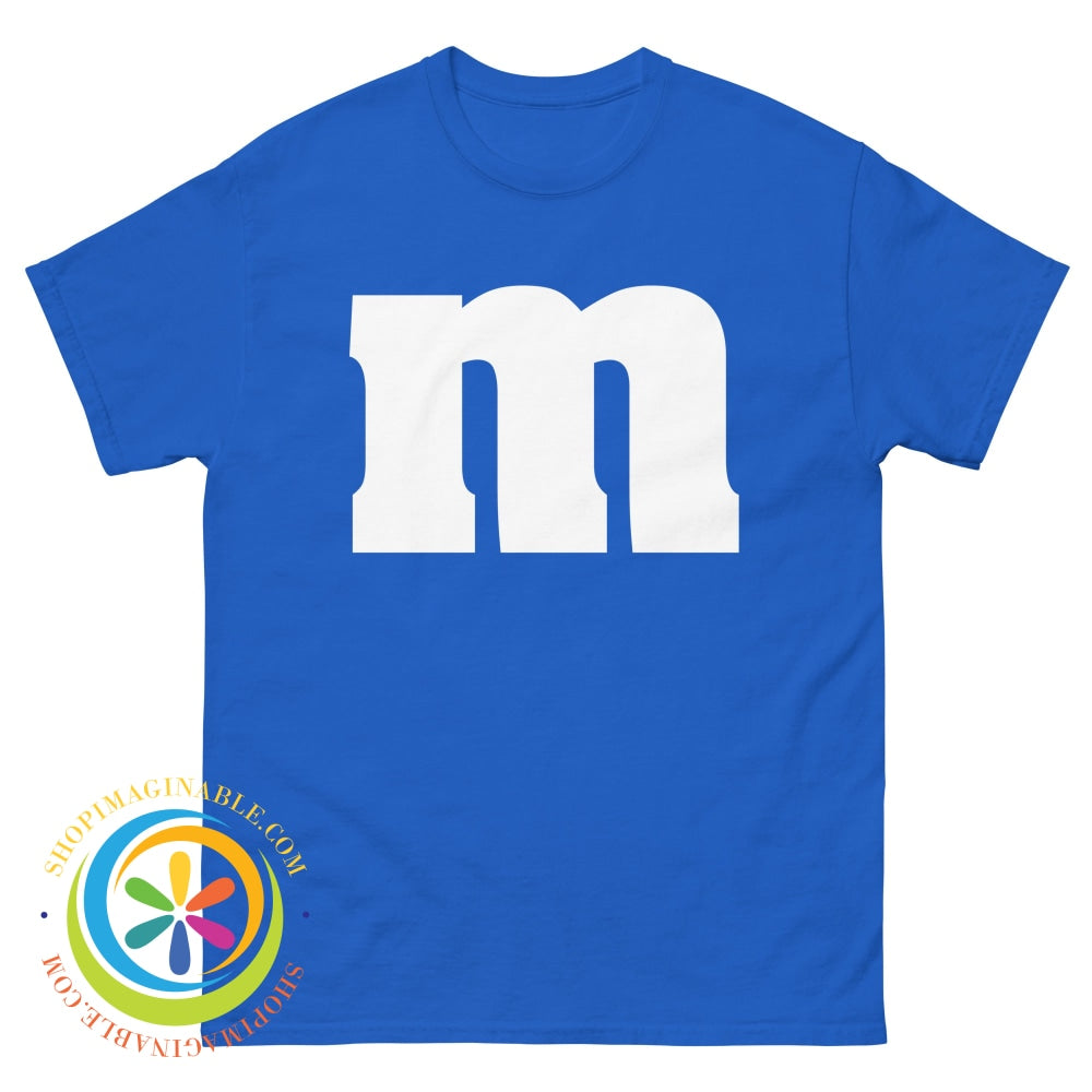M & Ms Unisex Classic T-Shirt Royal / S