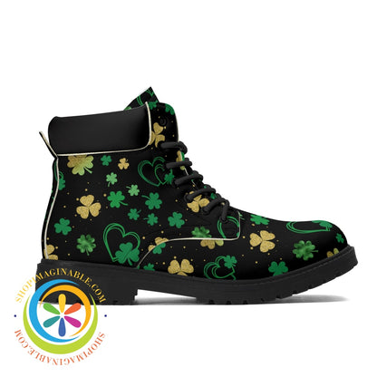 Magical Four Leaf Clover Womens Boots Boots