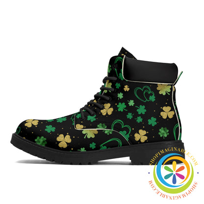 Magical Four Leaf Clover Womens Boots Boots