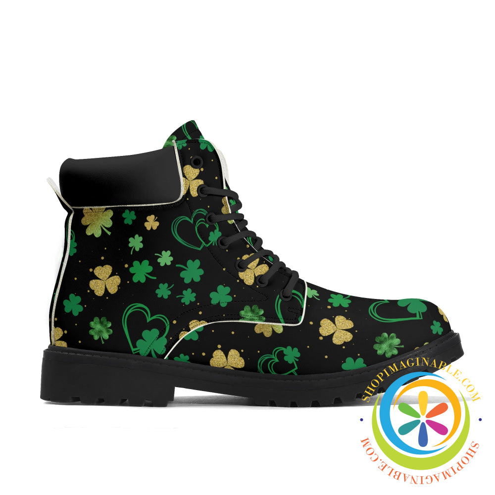 Magical Four Leaf Clover Womens Boots Boots