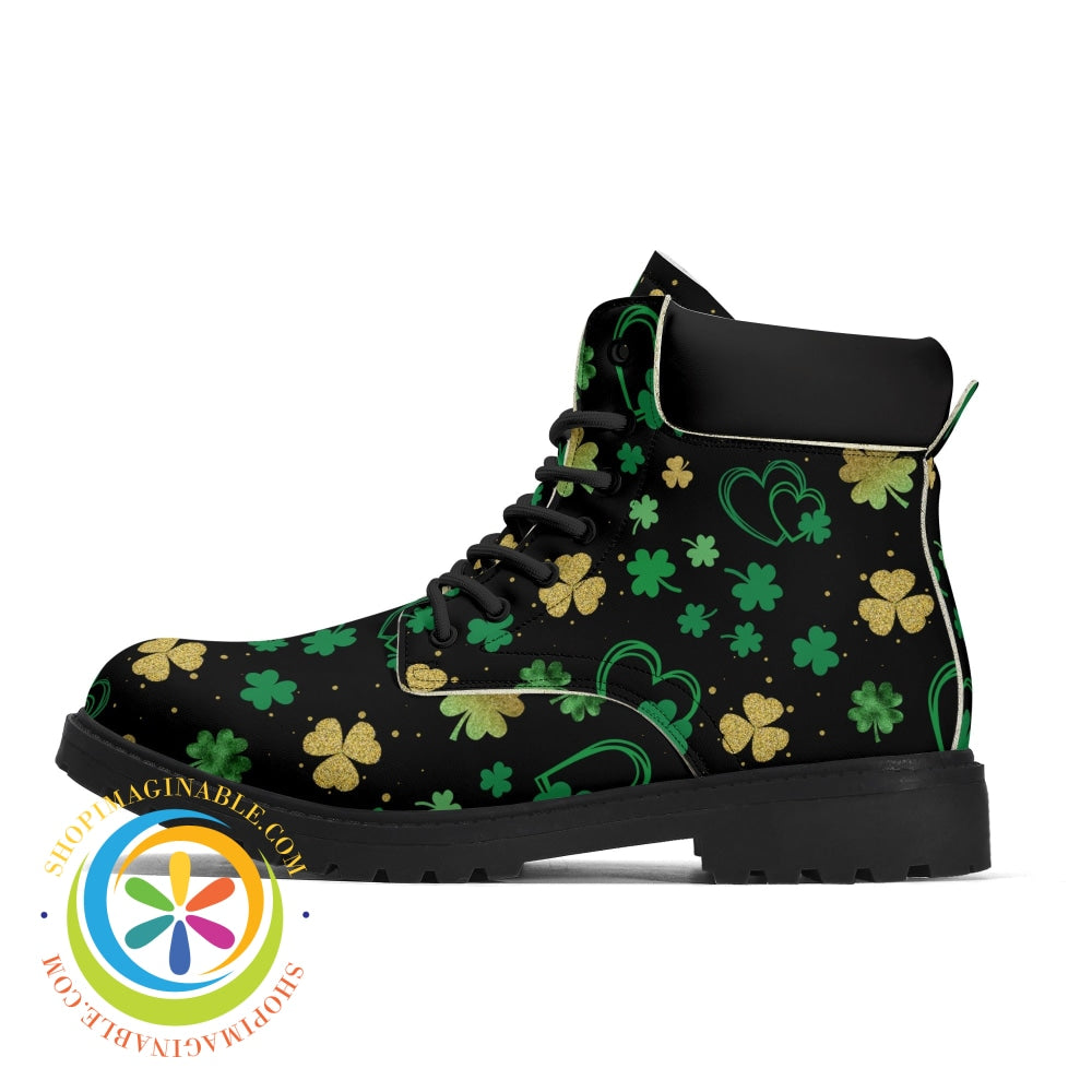 Magical Four Leaf Clover Womens Boots Boots