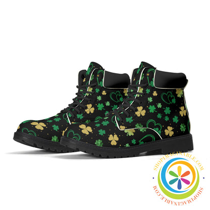 Magical Four Leaf Clover Womens Boots Boots