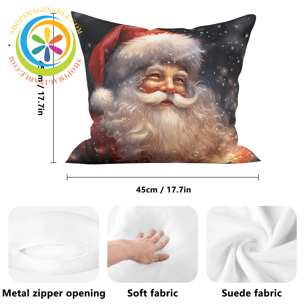 Magical Santa Christmas Pillow Cover