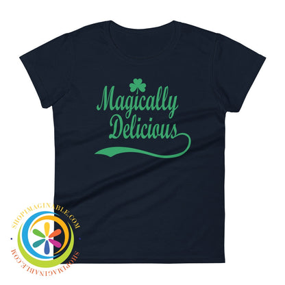 Magically Delicious Lucky Ladies T-Shirt Navy / S T-Shirt