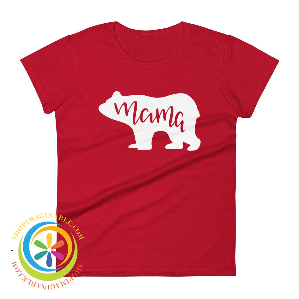 Mama Bear Classic Ladies T-Shirt True Red / S T-Shirt