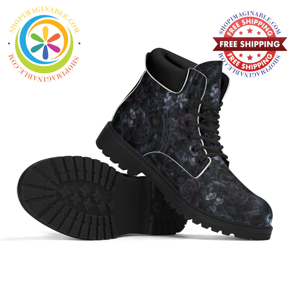 Midnight Gothic Ladies Boots Us5 (Eu35)