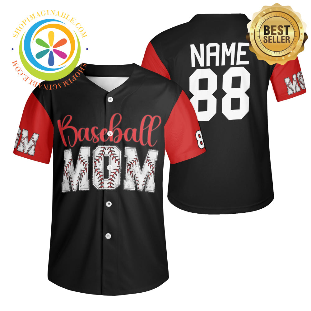 Mom Unisex Baseball Jersey S