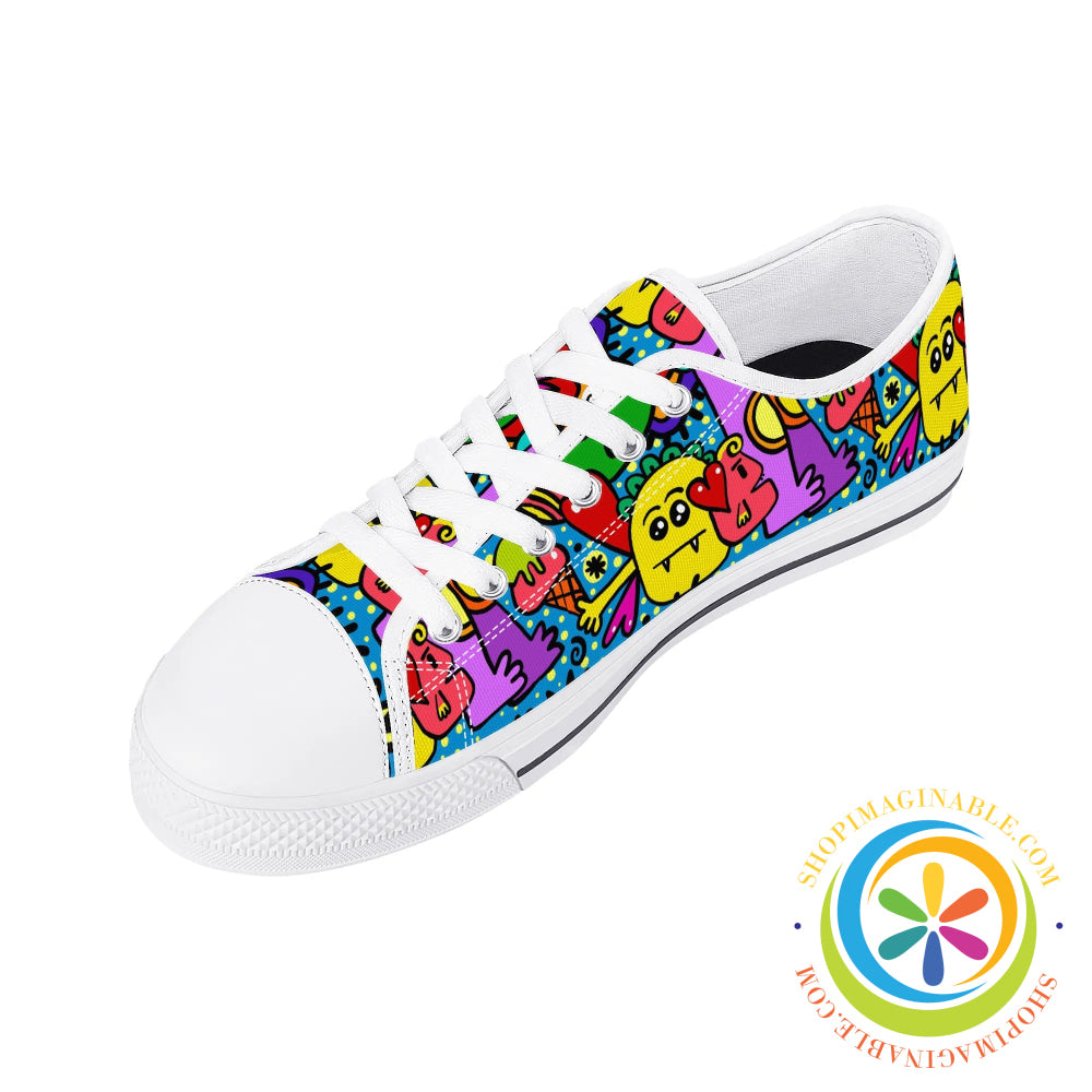 Monsters Ball Ladies Low Top Canvas Shoes