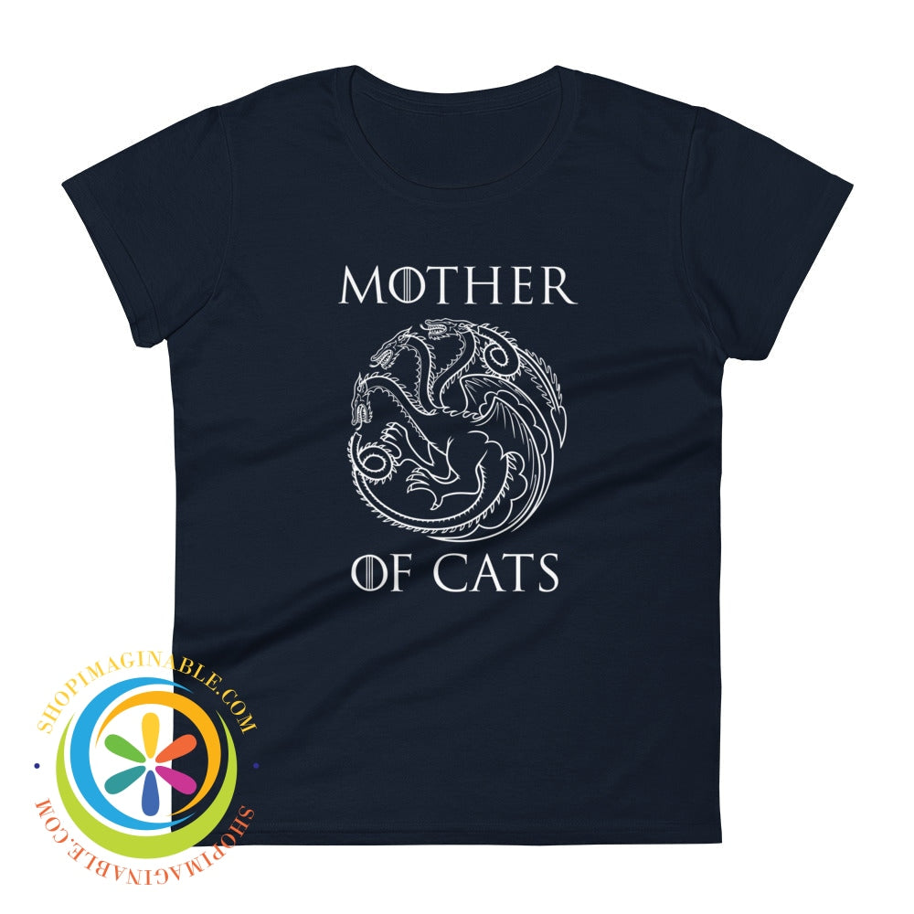 Mother Of Cats Ladies T-Shirt G.o.t. Navy / S T-Shirt
