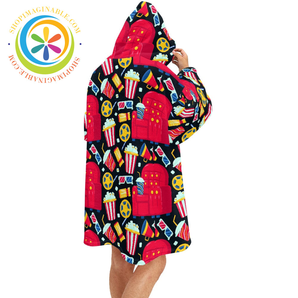 Movie Time - Blanket Hoodie white / ONESIZE Blanket Hoodie