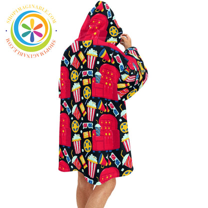 Movie Time - Blanket Hoodie white / ONESIZE Blanket Hoodie