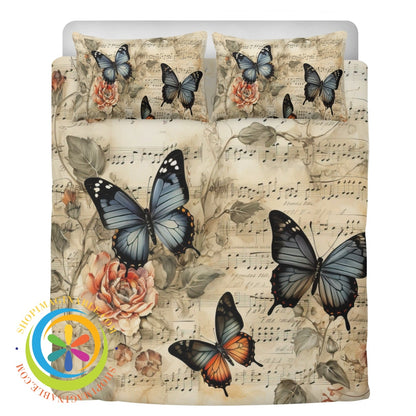 Musical Butterfly Bedding Set