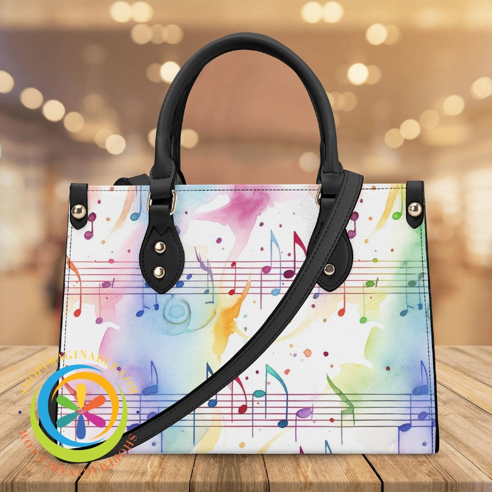Musical Color Splash Ladies Handbag