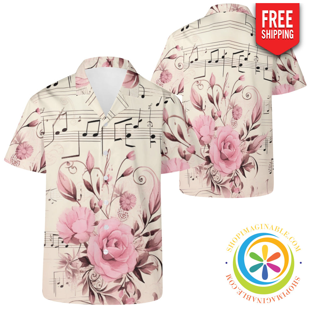 Musical Melody Hawaiian Casual Shirt 2Xs