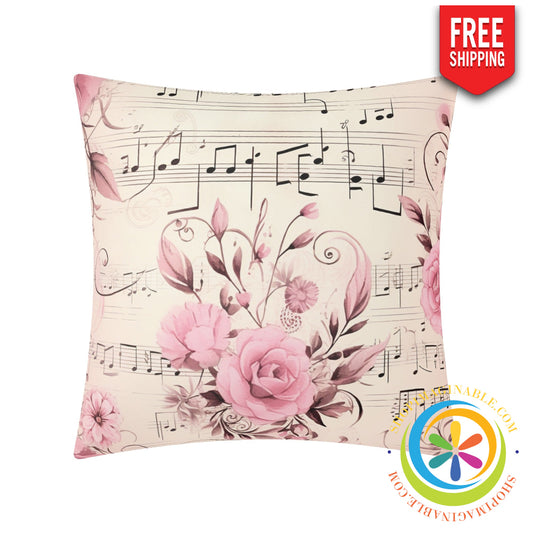 Musical Melody Pillow Cover