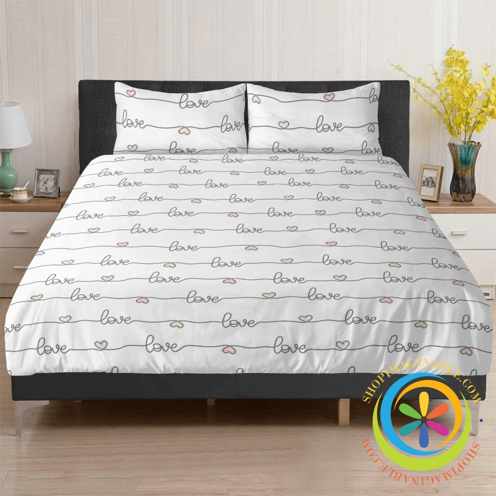 Must Be Love Bedding Set