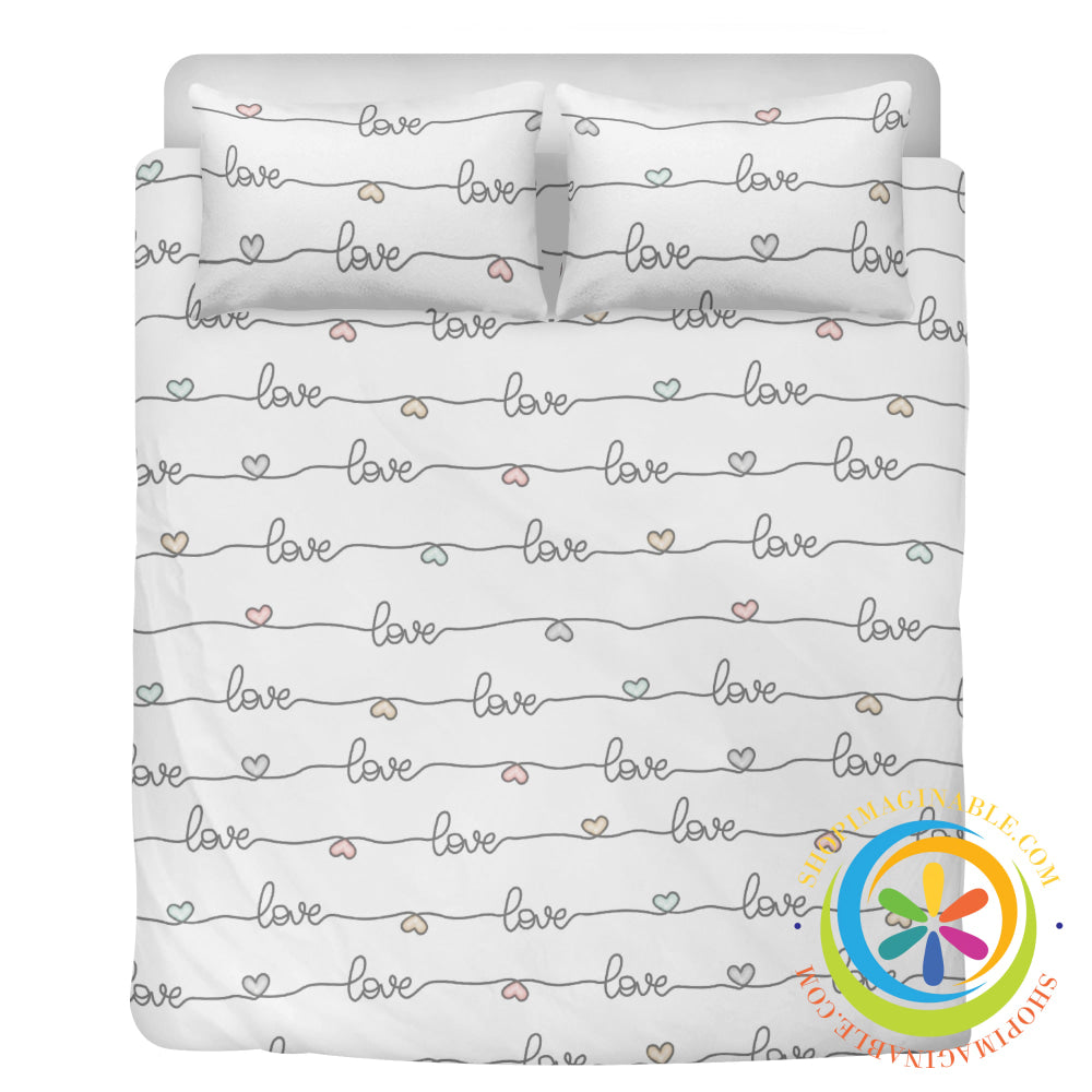 Must Be Love Bedding Set