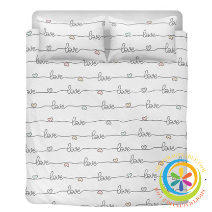 Must Be Love Bedding Set