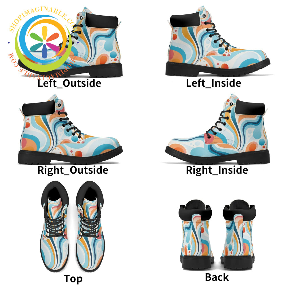 Mystical Abstract Womens Boots