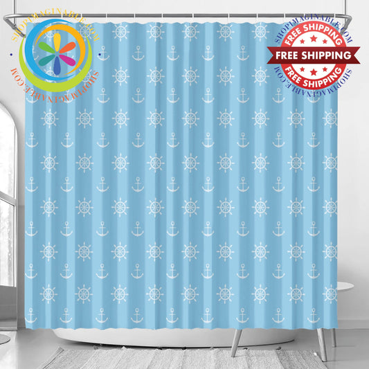 Nauticl Shower Curtain