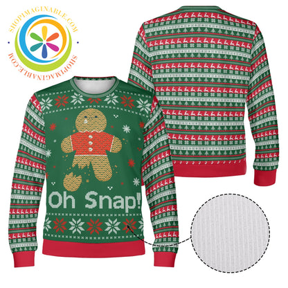 Oh Snap! Winter Christmas Ugly Sweatshirt - Unisex