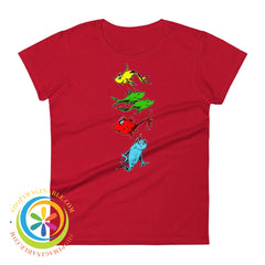 One Fish Two Red Blue Ladies T-Shirt True / S T-Shirt