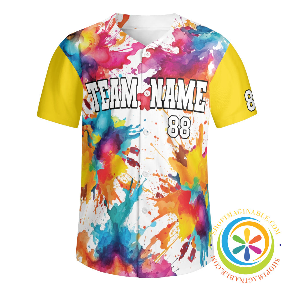 Painted Unisex Baseball Jersey