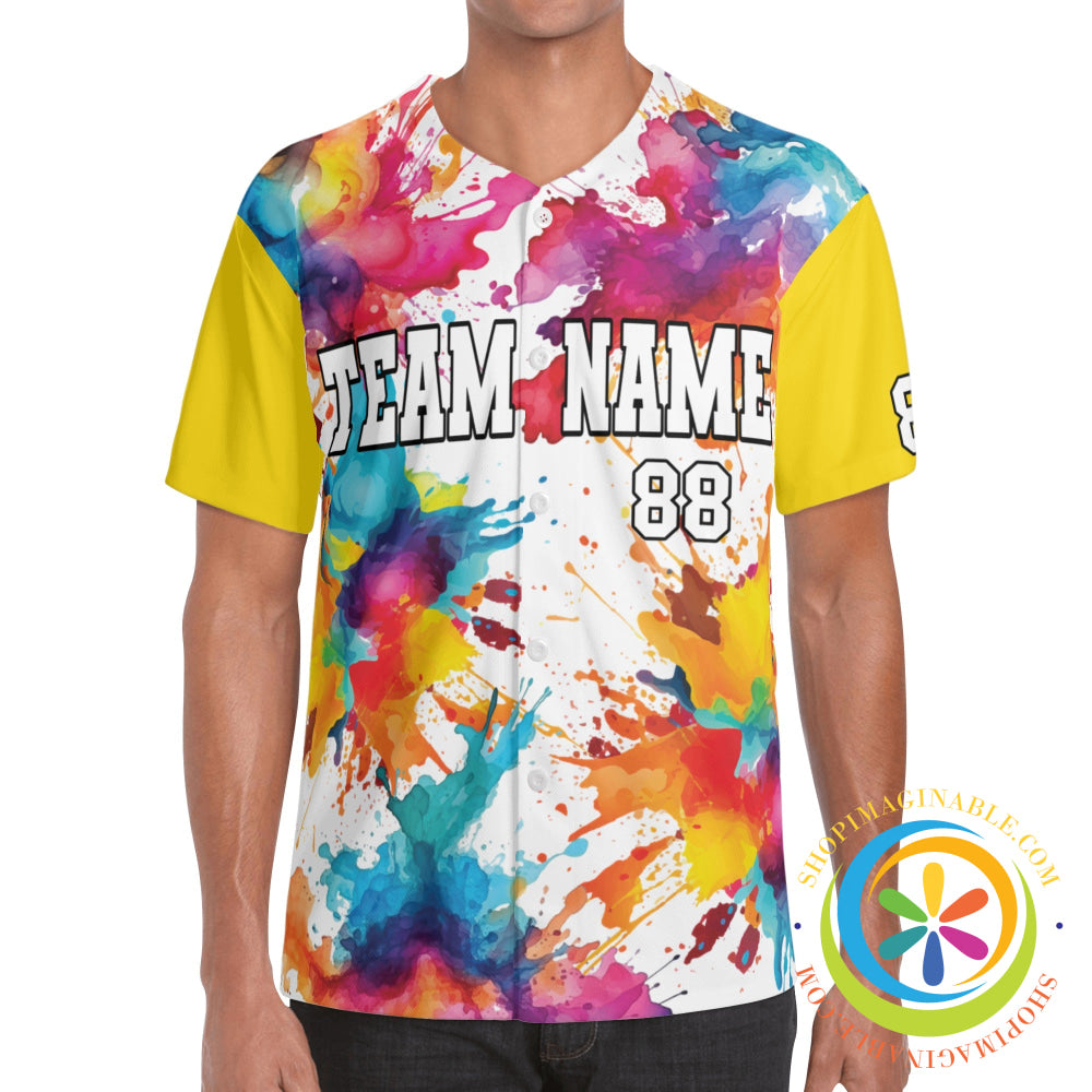 Painted Unisex Baseball Jersey