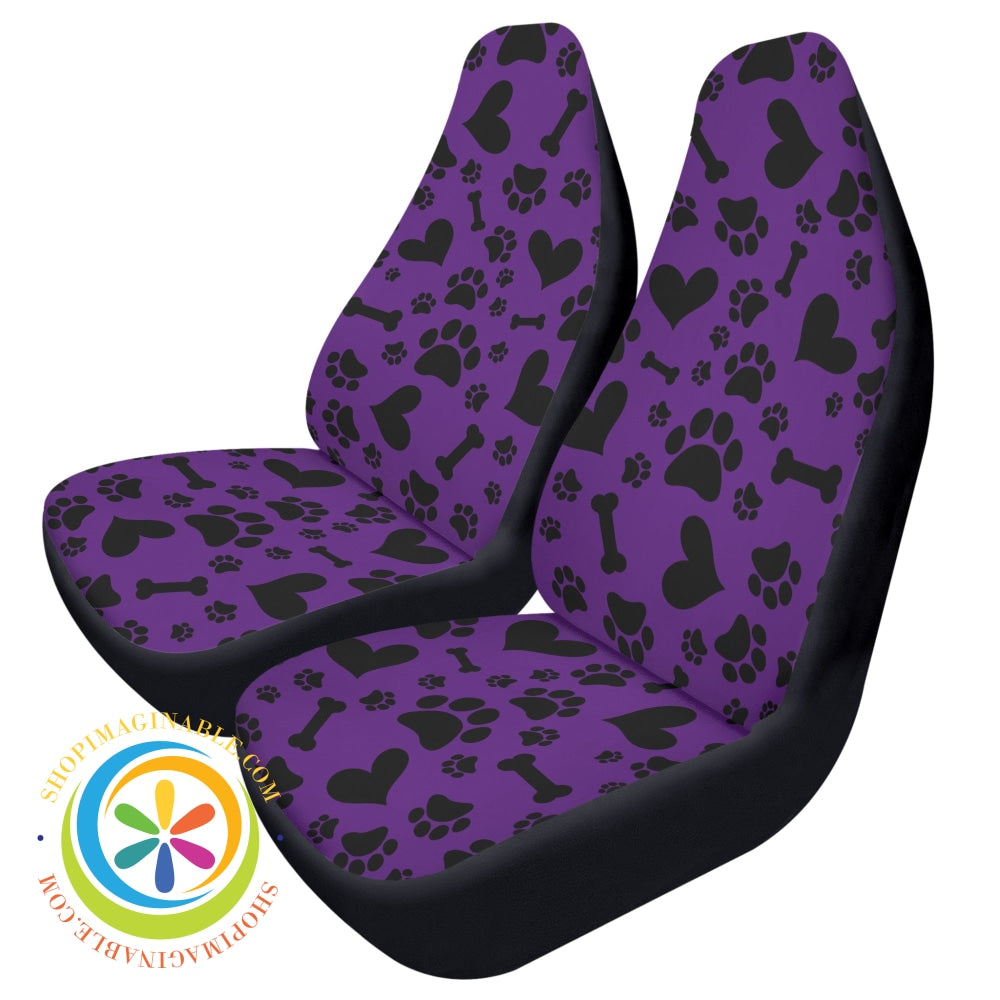 Paws-Itive Its Love Car Seat Covers Cover