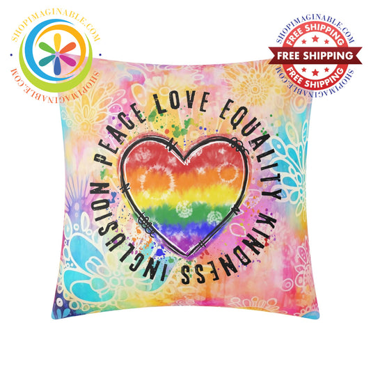 Peace • Love Equality Pillow Cover