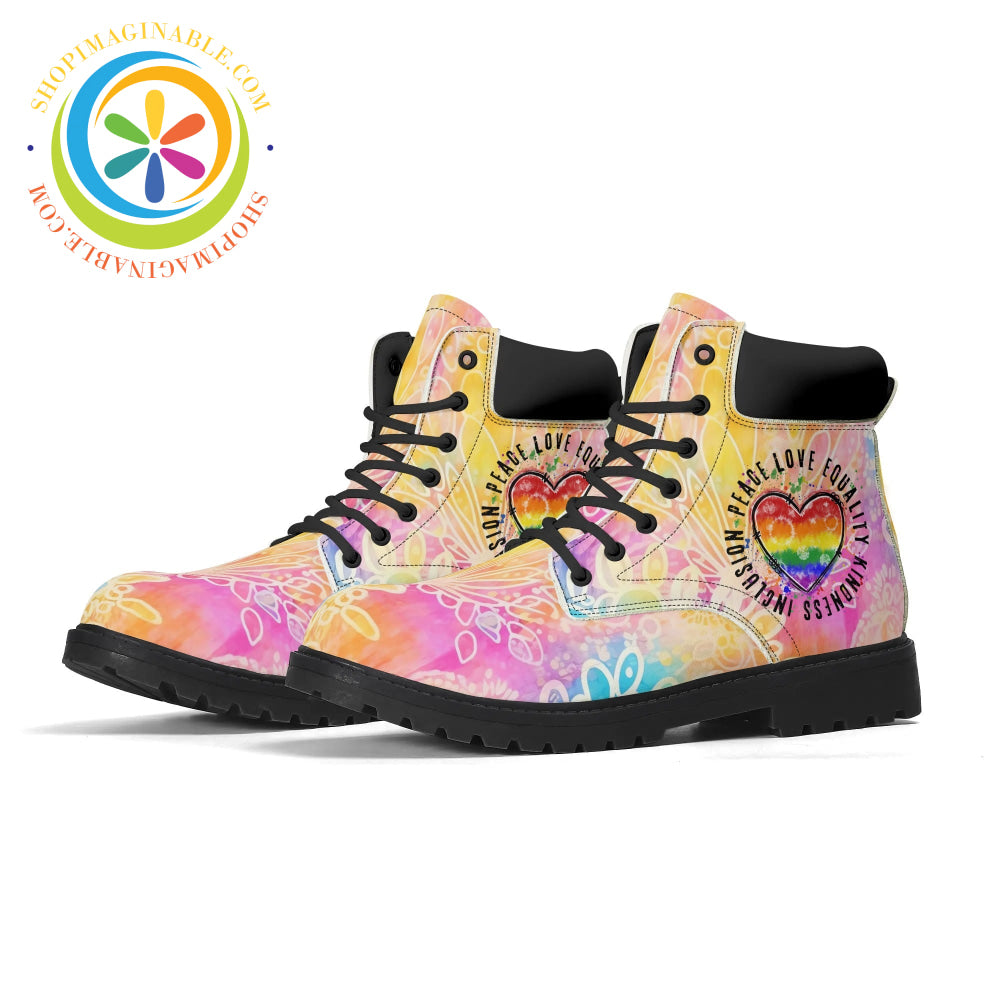 Peace • Love Equality Womens Boots