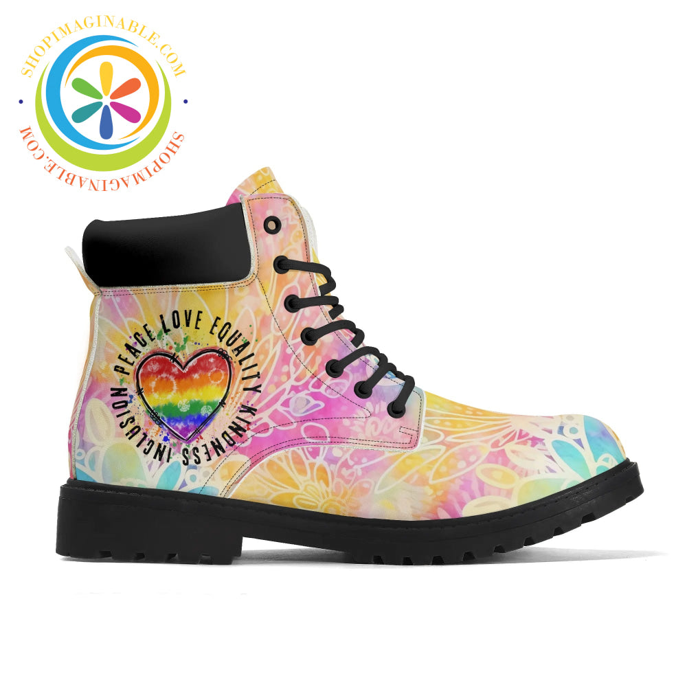 Peace • Love Equality Womens Boots